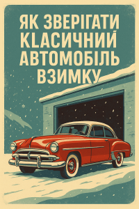 ❄ Як зберігати класичний автомобіль взимку: секрети, які продовжать життя вашому ретро авто