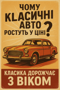 Чому класичні авто ростуть у ціні? Шокуючі причини, про які ви не підозрювали!